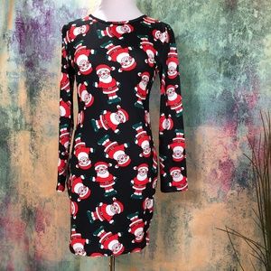 NWOT📌 "Fashion" Cute Christmas Dress with Santa